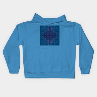 California Fields in Blue Kids Hoodie